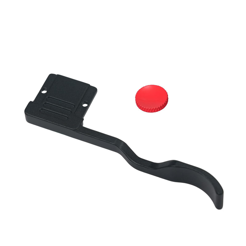 A7CII A7CR Metal Thumb Up Grip for Sony A7C II A7C R A7C2 Digital Camera Hot Shoe Thumb Hand Grip with Camera Shutter Button Accessories (Black) black