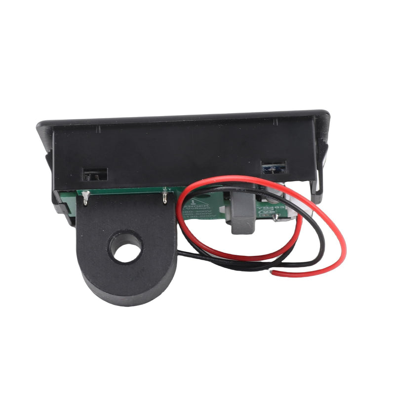 Digital Voltmeter with LED Red and Green Display - 2-in-1 AC Voltage and Amp Meter for 60-500V AC, 0-50A Panel Meter for Voltage and Current Testing