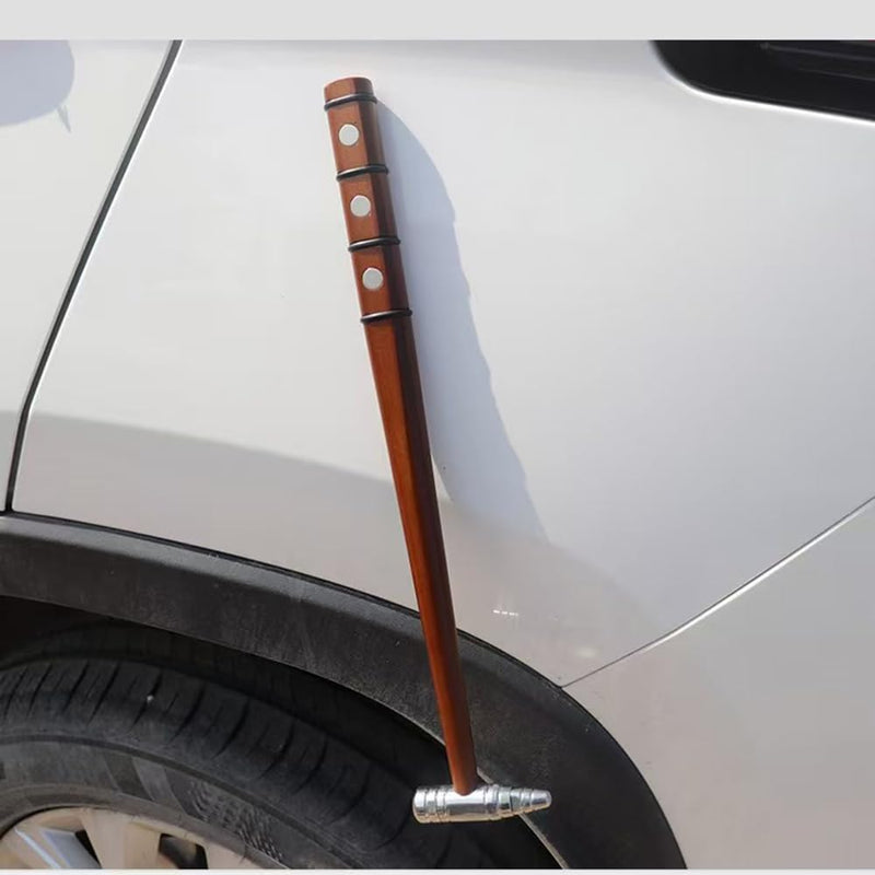Auto Body Repair Slide Hammer, Magnetic Suction Design, Shock Absorber Dent Remover with Non-Slip Rubber Grip Handle and Interchangeable Heads
