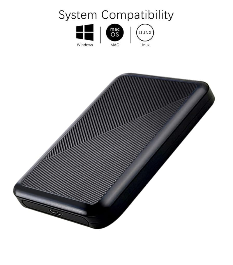 1TB Ultra Slim Portable External Hard Drive USB 3.0 HDD Storage for PC, Mac, Laptop, PS4, Xbox one 1TB