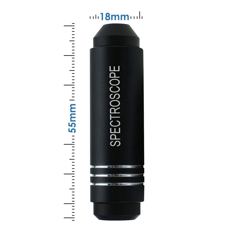 Handheld Diffraction Spectroscope, Pocket-Sized Grating Gemological Spectrometer in a Gem Tool Jewelers Eye Loupe for GIA Use and Quick Identification Gemstone Jewelry Magnifier