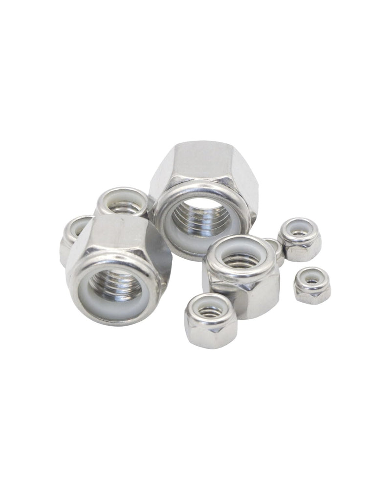 3/4-10 Locknuts - IMScrews 304 Stainless Steel Hardware Locknuts - Durable and Rust-Resistant Fasteners for Home Repairs and Professional Projects Pack of 10 3/4"-10