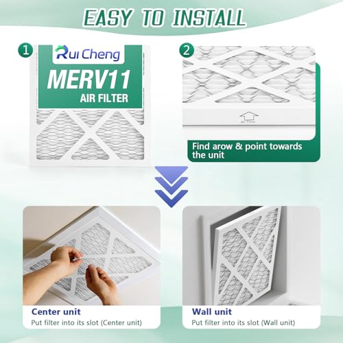 6 Pack Updated 10x14x2 Air Filter, pertain Merv 11 MPR1000 6-PACK