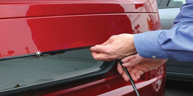 Cowles Custom - Superior 18feet Black U-Channel Edge Guard Trim, Rubber Bumper Protector Accessory, Door Guard for Cars, Trucks, SUVs, ATVs, Boats 18 ft