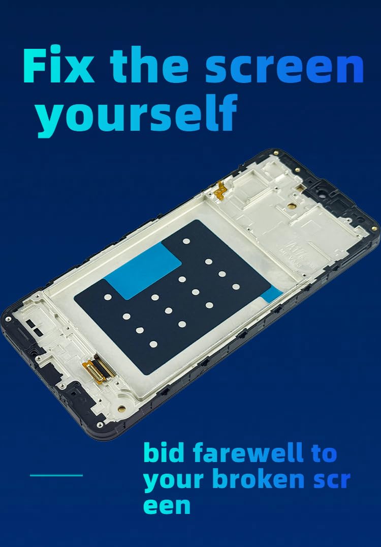 for Samsung Galaxy A17 5G Screen Replacement with Frame | for Samsung A17 Screen Replacement kit SM-A176u1 A176w S176dl A176P LCD Display Touch Screen Digitizer Assembly With Tools Black
