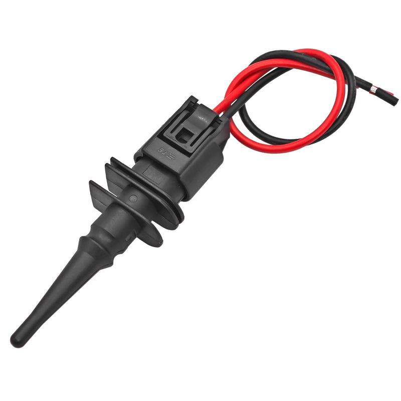 Outside Ambient Air Temperature Temp Sensor 65816905133 65816905050 with Connector Pigtail Plug Compatible with BMW 323i 325i 328i 330Ci 528i 530i 550i M3 M5 M6 X3 X5 X6 Z4 Z8