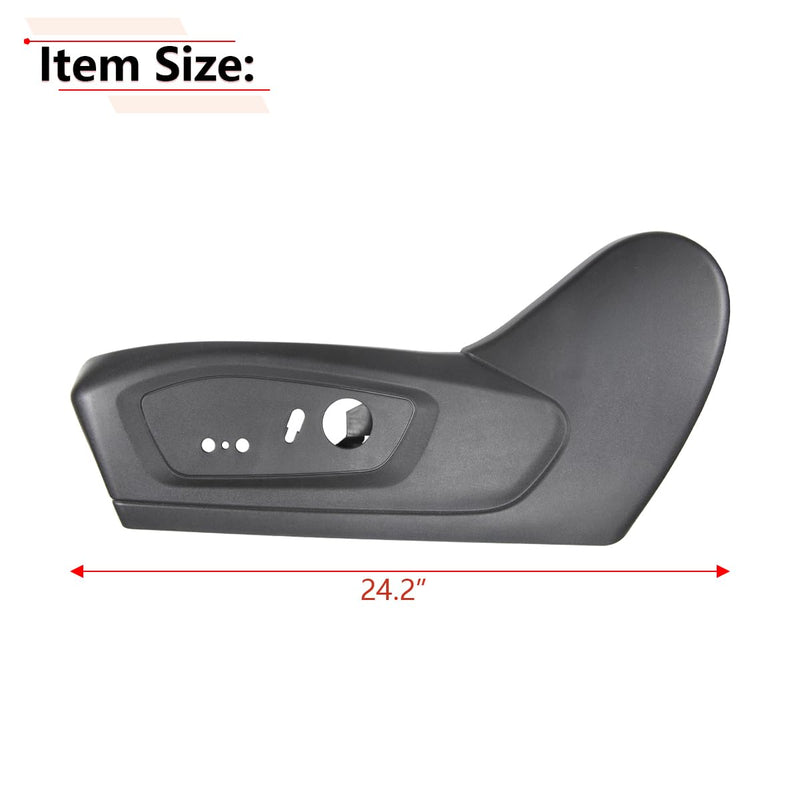 RLB-HILON Driver Side Seat Trim Cover Compatible with Ford Explorer 2020 2021 2022 2023 Year, Front Left Seat Track Cover