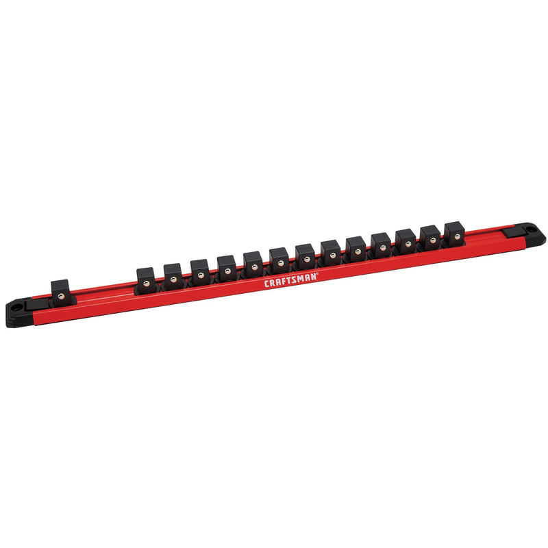CRAFTSMAN Locking Magnetic Socket Rail Holder, Tool Tray Storage Organizer, 1/2 Inch (CMMT99411) 1/2 in 1/2-Inch Drive Holder