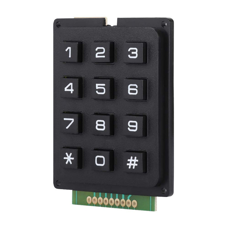 3x4 Keypad 12 Key Keyboard Module 4x3 Numeric Pad for with Star Hash Symbols for Microcontroller Projects