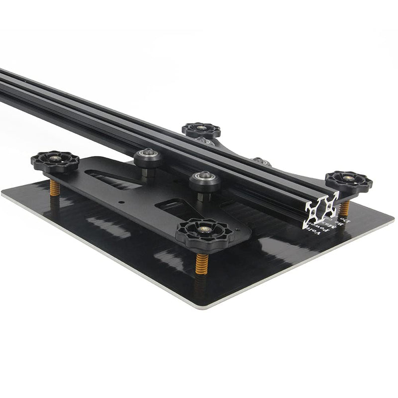 Upgrade Modular Y Carriage Plate Kit 190mmx190mmx3.5mm/7.5x7.5x0.14inch for 2040 V-Groove Aluminum Profile for Ender 3/Ender 3 PRO 3D Printers (190x190x3.5mm) 190x190x3.5mm