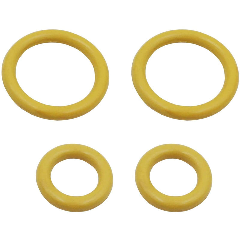 Yellow O-Ring Gaskets Kit Suitable for 1994-2003 Ford 7.3L Powerstroke Diesel Turbo Pedestal and Compatible for E-350 E-450 Econoline Vans F750F-250Super Duty