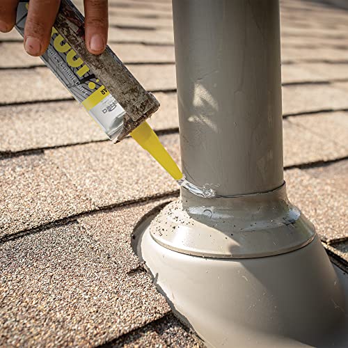 Sashco - 14010 Through The Roof Sealant, 10.5 oz Cartridge, Clear (Pack of 1) 10.5 fl oz (Pack of 1)