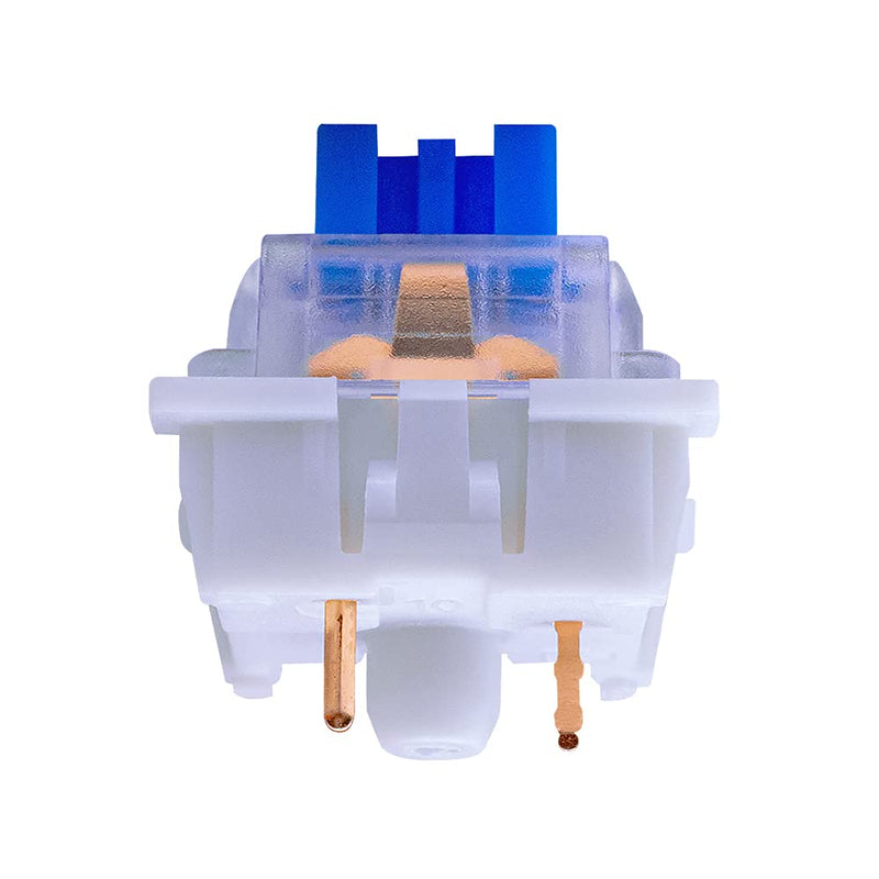 Outemu Blue Switches, 30-Pack, 3-Pin Clicky & Tactile (50gf) Dustproof RGB Key Switches, Cherry MX Compatible for Mechanical Keyboard 30 Pcs