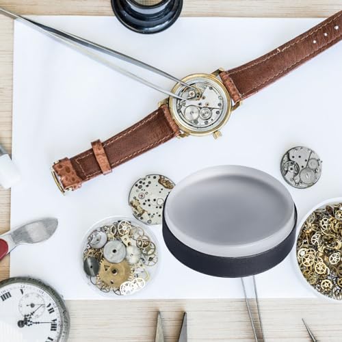 Fockety Watch Case Casing Cushion Tool, Non Scratching Slip Resistant Secure Watch Repair Cushion for Watch Case Work, Watch Movement Holder Watchmaker Repair Tool for Watch Bracelets 3inch