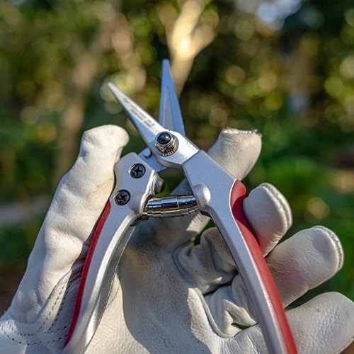 Radius Garden 7-Inch Aluminum Fine Pruner with Ergonomic Grip