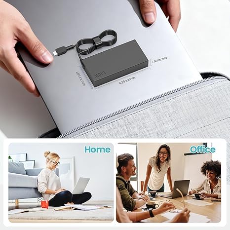 Slim 140W USB‑C Laptop Charger fit for Lenovo Legion Pro 5 5i 7 7i Legion 9 | Slim Pro 7 9 Yoga Pro 7 9 IdeaPad Pro 5 ThinkPad Z16 P16s P14 Y9000P Y7000P R9000P ADL140YDC3A