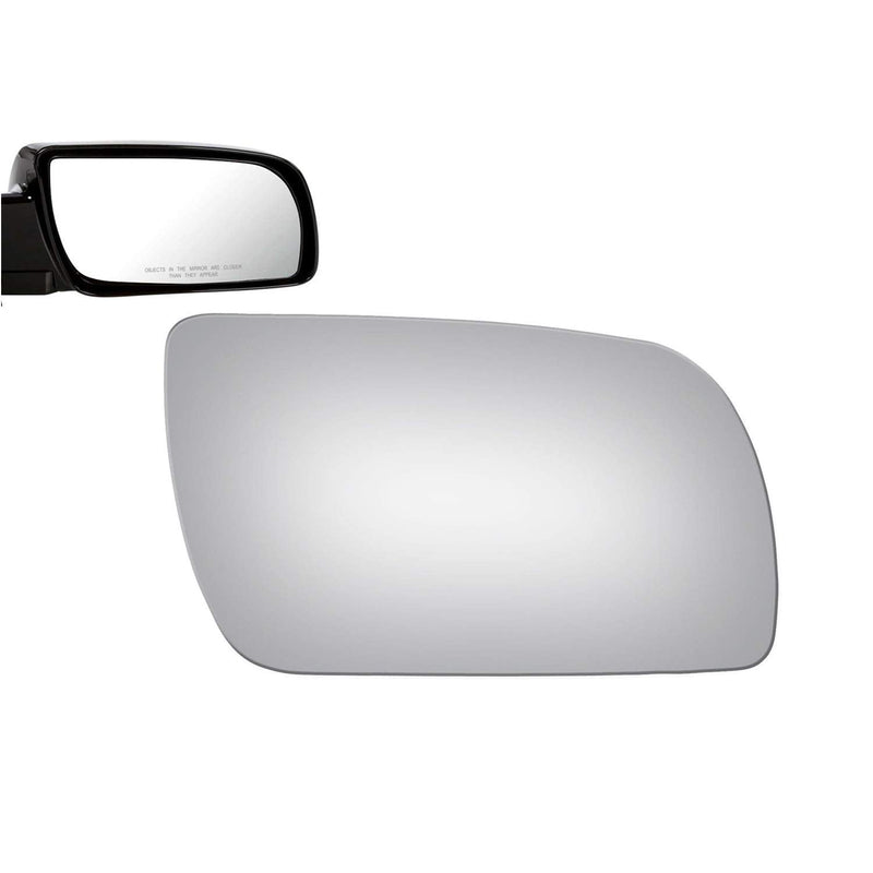 WLLW Mirror Glass Replacement for CHEVY GMC 1992's - 2000's Truck Passenger Side Passenger Side 10 inches