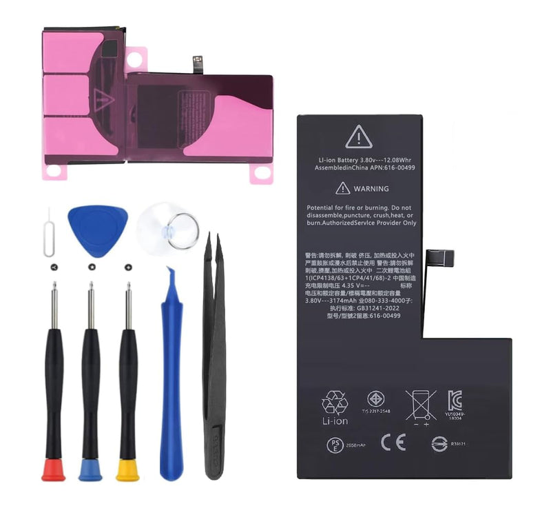 Battery for iPhone Xs Max, Upgraded Battery Replacement Compatible with iPhone Xs Max A1921 A2101 A2102 A2104 with Professional Repair Tools Kit
