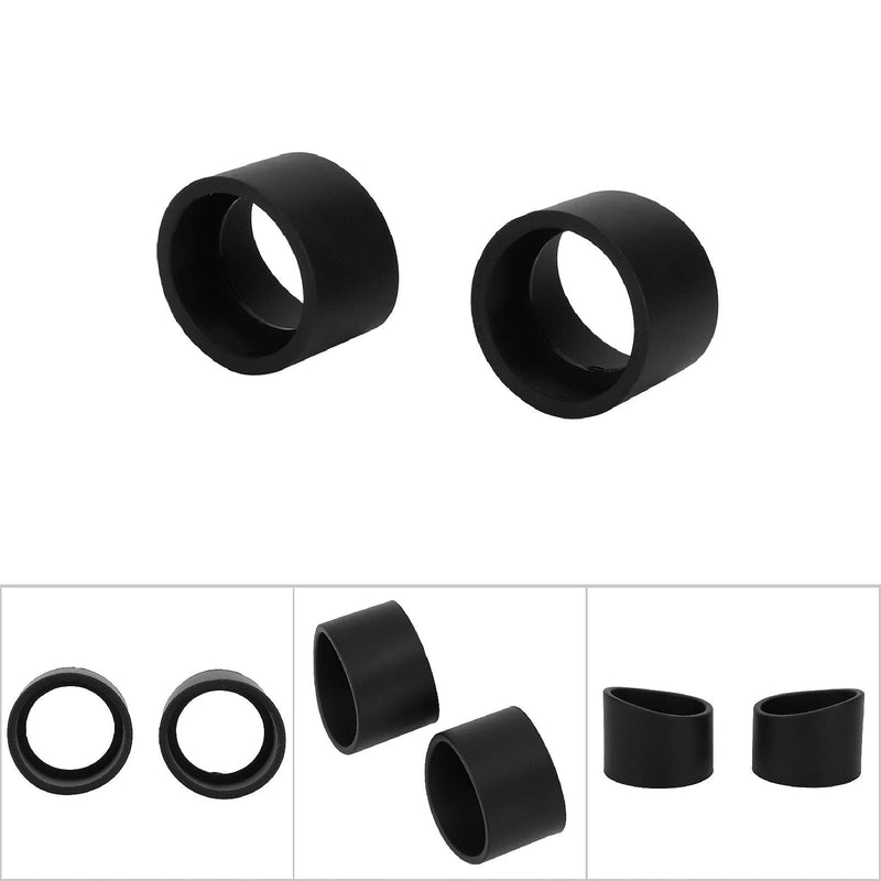 AUNMAS 2PCS Eyepiece Cover, Binocular Eye Cups Binocular Eye Cups Replacement Guard Soft Rubber 36mm Diameter Stereo Microscope Accessory for 32 36mm Stereo Microscope(Flat Angle)(KP-H1 bevel) KP-H1 bevel