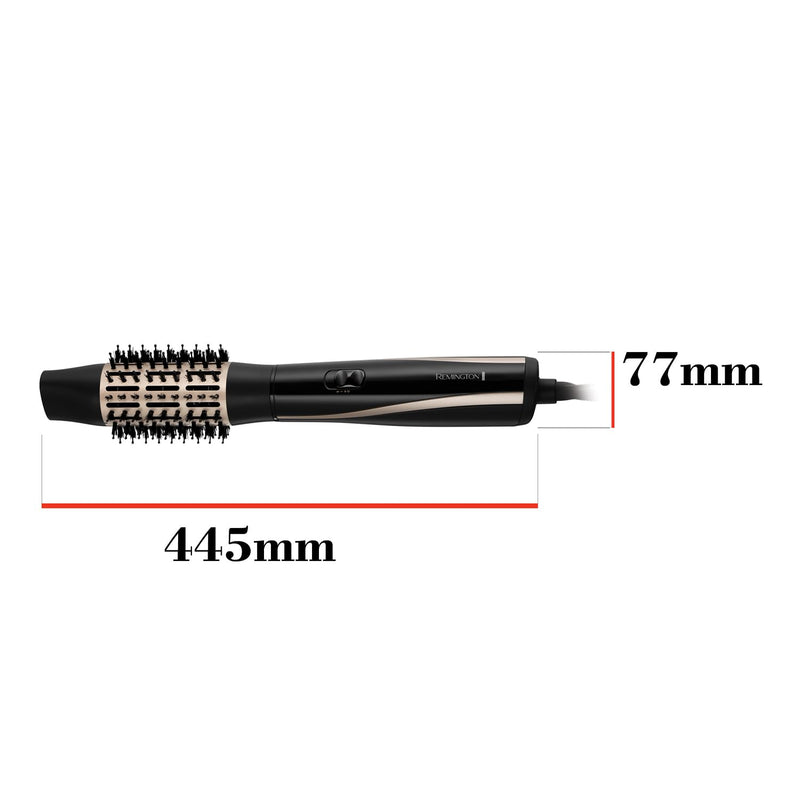 Remington Blow Dry & Style Air Styler, 6 Attachments, 1200W | For All Hair Lengths, 25mm, 38mm, 50mm Brushes, Firm Paddle Brush, Concentrator, Root Boost, 2 Heat & 2 Speed Settings