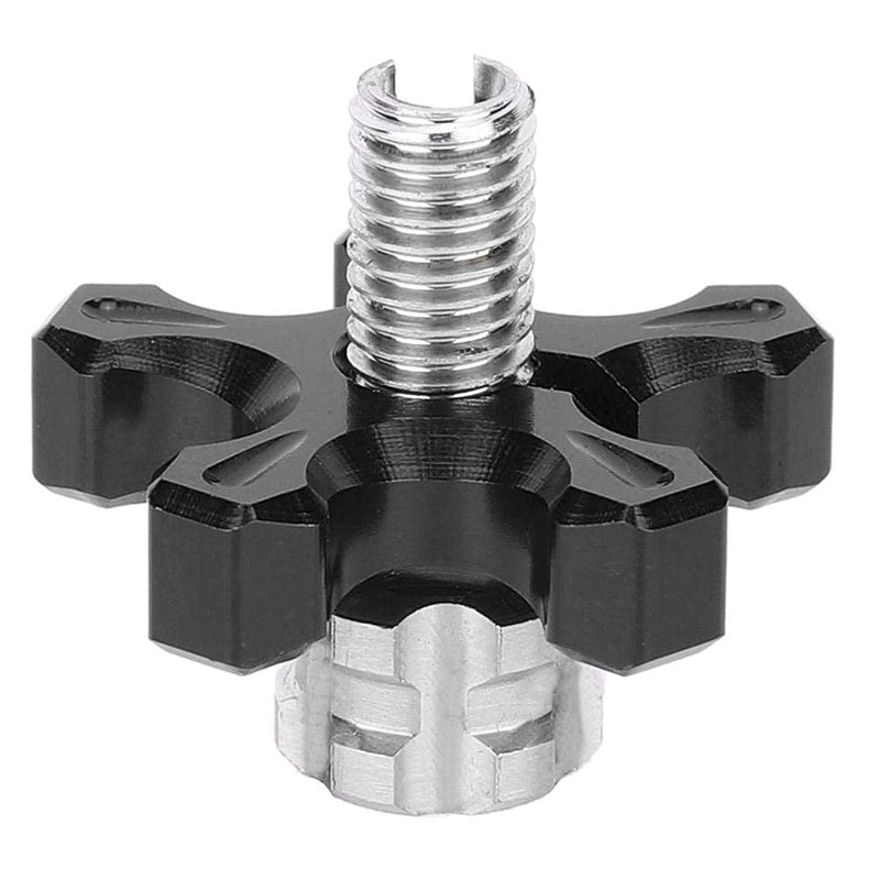 Clutch Adjustment Cable, Qiilu Motorcycle Clutch Screw,Universal CNC Aluminum Alloy Clutch Wire Adjustment Cable(Black)