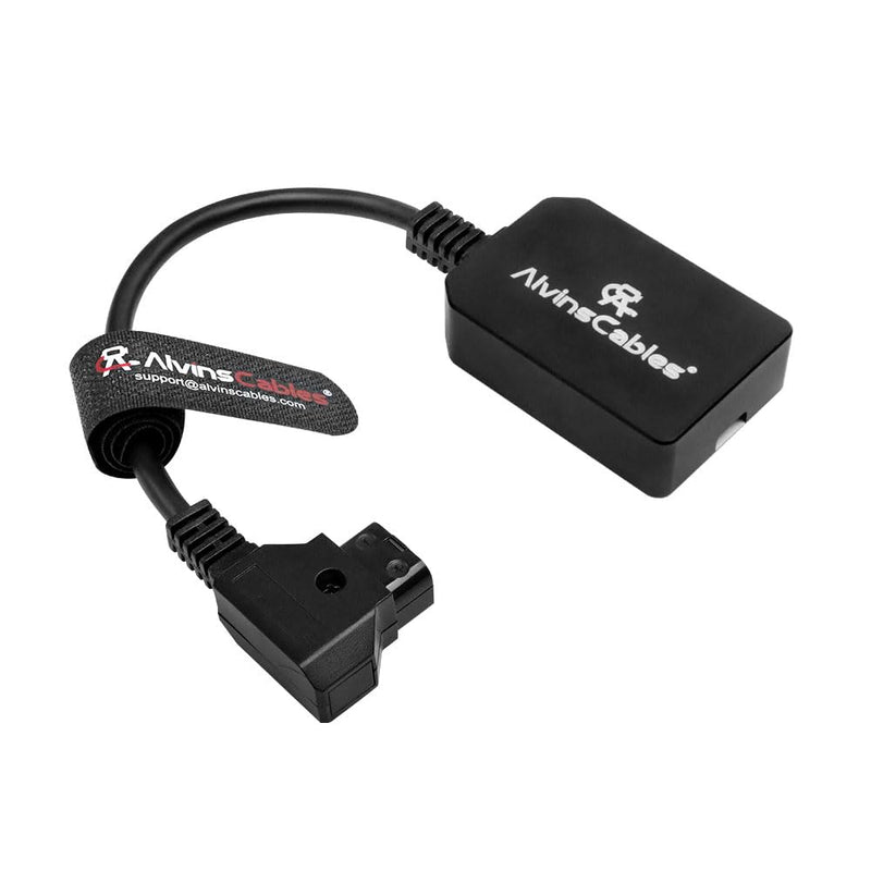 Alvin’s Cables Dtap to Type-c PD Bidirectional Quick Charger Cable, USB-C PD 100W Fast Charging Power Adapter for V-Mount Gold-Mount Battery, for Camera Laptop Phone, 24cm| 9.5inches