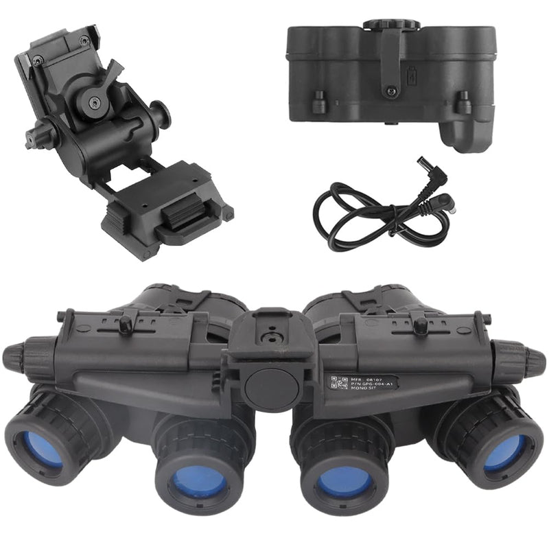 Tactical Night Vision Goggles GPNVG 18 Dummy Model with Helmet NVG Bracket Mount for Cosplay Display Movie Props, No Function