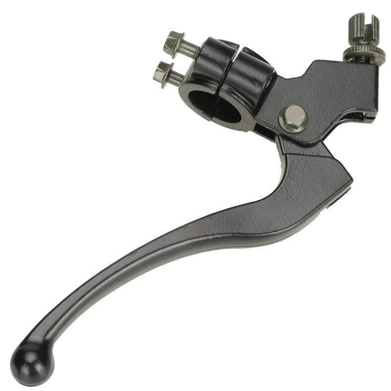 HIAORS 7/8" Universal Motorcycle Black Left Clutch Brake Handle Lever Perch for CRF XR 80 100 CRF80 XR200 SSR 125cc Coolster Roketa Baja X-Treme Pit Dirt Motor Bike Motocross Parts