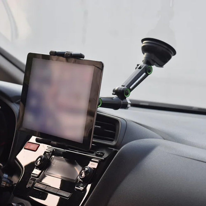 Car Universal Tablet Holder Suction Cup Mount for iPad pro Air4-13'' Xiaomi Tablet SUV Truck Vehicle Lift Windshield Window (Black) Black
