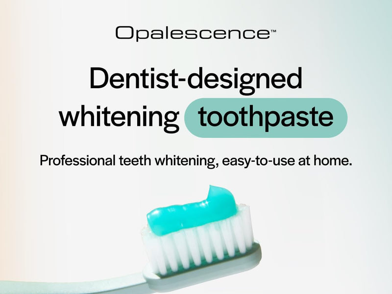 Opalescence Teeth Whitening Toothpaste (Pack of 2) - Cool Mint Original Formula - Oral Care, Gluten-Free - 4.7 Ounce Made by Ultradent.- TP-5166-2 Opalescence 4.7 Ounce (Pack of 2)