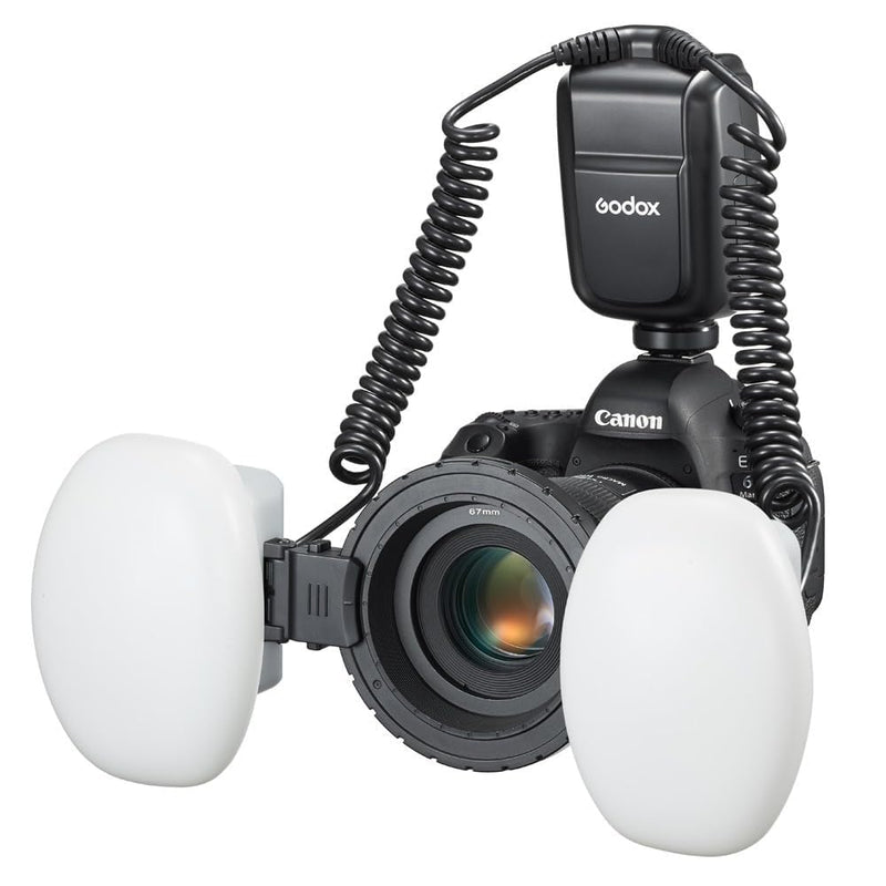 Godox MF-DD Diffuser for Godox MF-T76 Macro Twin Lite Flash (2-Pack) | 2 Dental Diffusers for MF12/MF12-DK1; Soften Direct Flash, illuminate Posterior Areas and Support Clearer intraoral Photos. 2 PCS