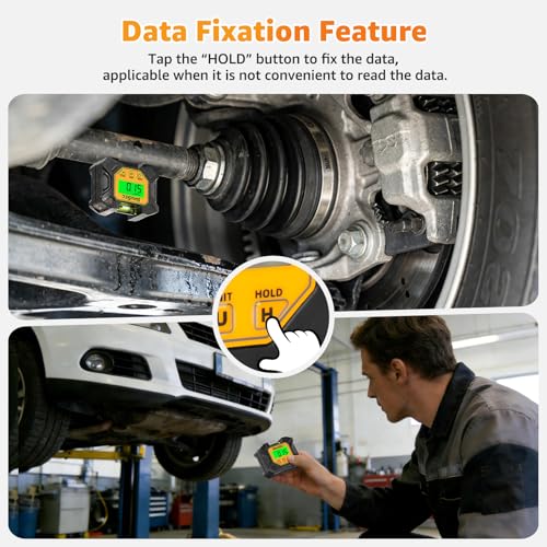 Digital Angle Gauge ±0.1° Accuracy 360° Flip Screen IP54