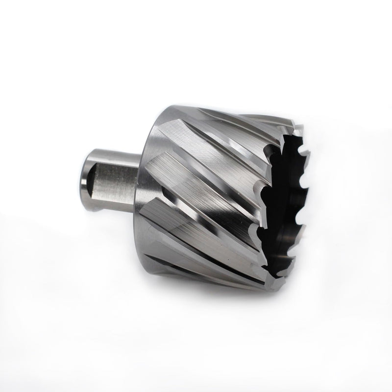 2" Annular Cutter 1" Depth OSCARBIDE 3/4" Weldon Shank Mag Bit | 2-Flat Shank Design | Includes Pilot Pin | HSS Steel Body | Burr-Free Holes | Rapid Chip Removal | Precision Ground Edges