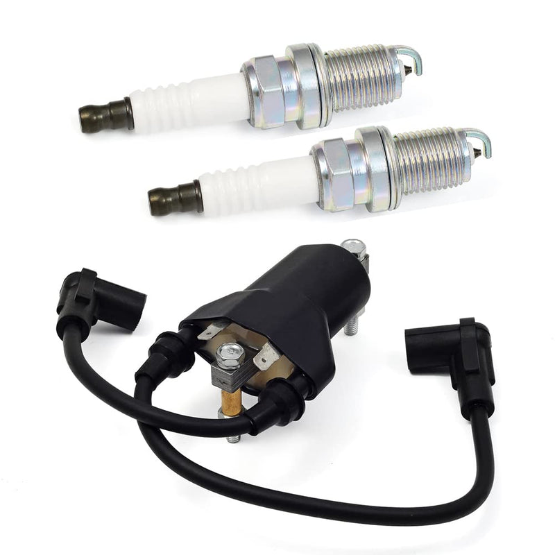 [AUSTRALIA] - Ignition Coil Pack & spark plug + Cap For EZGO 1991-2002 TXT Robin 295cc 350cc 4 Cycle Gas Golf
