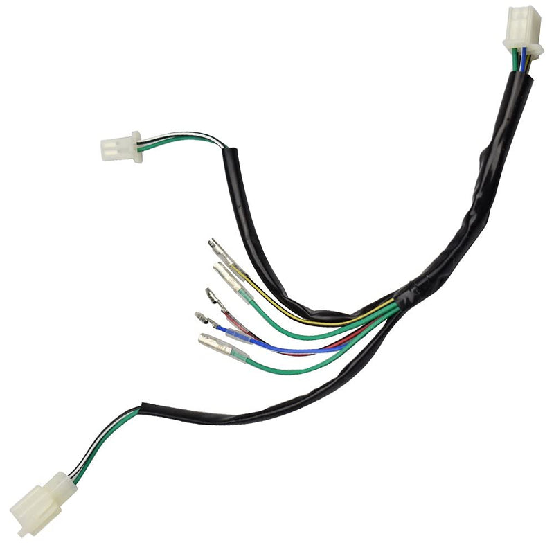 Wire Harness Wiring Loom CDI Ignition Coil Spark Plug Rebuild Kit for 50cc 70cc 90cc 110cc 125cc Stator CDI Coil ATV Quad Bike Buggy Go Kart 50cc-160cc Wiring Harness Kit