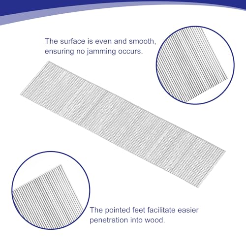 uxcell 10000pcs 23 Gauge Headless Pins Nails Stainless Steel 9/16" Length 1inch 10000