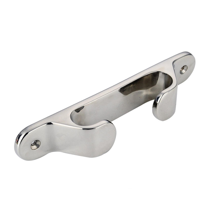 1Piece 4/5/6inch Stainless Steel 316 Straight Fairlead Bow Chock Hardware Fair Leads Line Boat Rope Guide Line Cleat for Marine Yacht W/Fasterners 152mm/ 6"