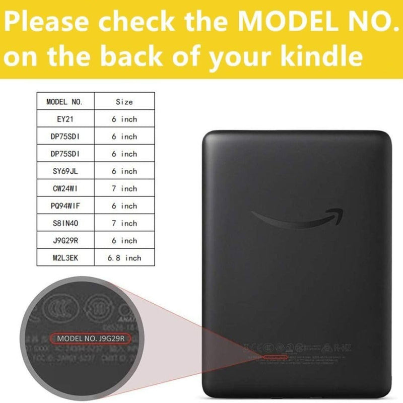 Foam e-Reader Sleeve Carrying Case for 6-6.8 Inch Devices, Slim Protective Pouch, Lightweight Storage Bag(6 inch)