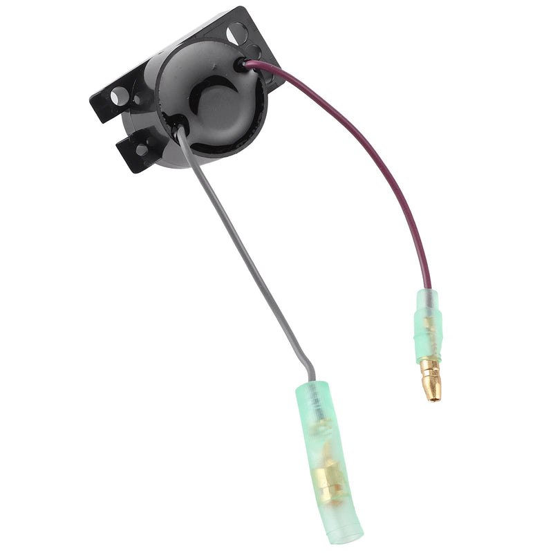 KIMISS Electronic Buzzer Alarm Sounder Boat Warn Alarm Outboard Alarm Buzzer Audio Warn Alarm Remote Control Box Outboard Engine Alarm Single and Double Key Panel