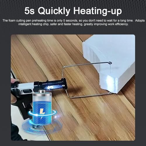 8 in 1 Cordless Hot Wire Foam Cutter Kit, Electric Styrofoam Cutting Tool & Electronic Soldering Kit, Portable Foam Cutting