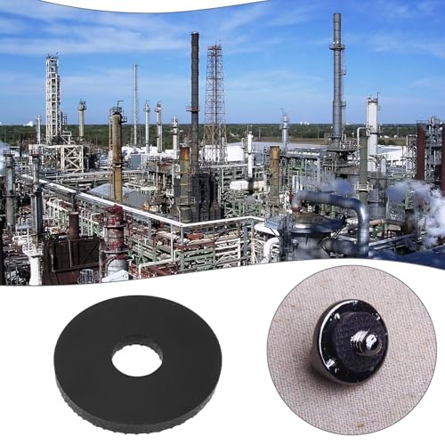 100pcs M8 Rubber Washers Rubber Flat Washers Round Sealing Washers 25.8mm OD x 8mm ID x 3mm Thick for Plumbing Industrial Machinery Home Use