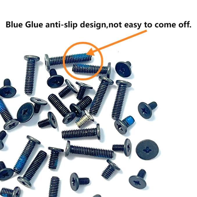 Laptop Set of Screws Replacement for Asus TUF Gaming A15 FA507 FA507RC FA507RF FA507RW FA507RM FA507RR FA507RC FA507RE FA507XI FA507XV FA507XU FA507NV FA507NU FA507NUR / FX507 FX507ZC FX507ZE FX507ZM