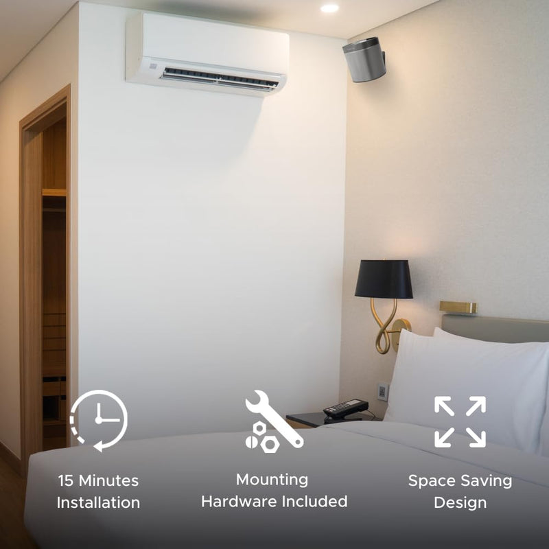 Sound Bass Play 1 Wall Mount Black, Compatible with Sonos Play:1 Only, Adjustable Swivel & Tilt Mechanism, Mounting Bracket Includes All Fixings