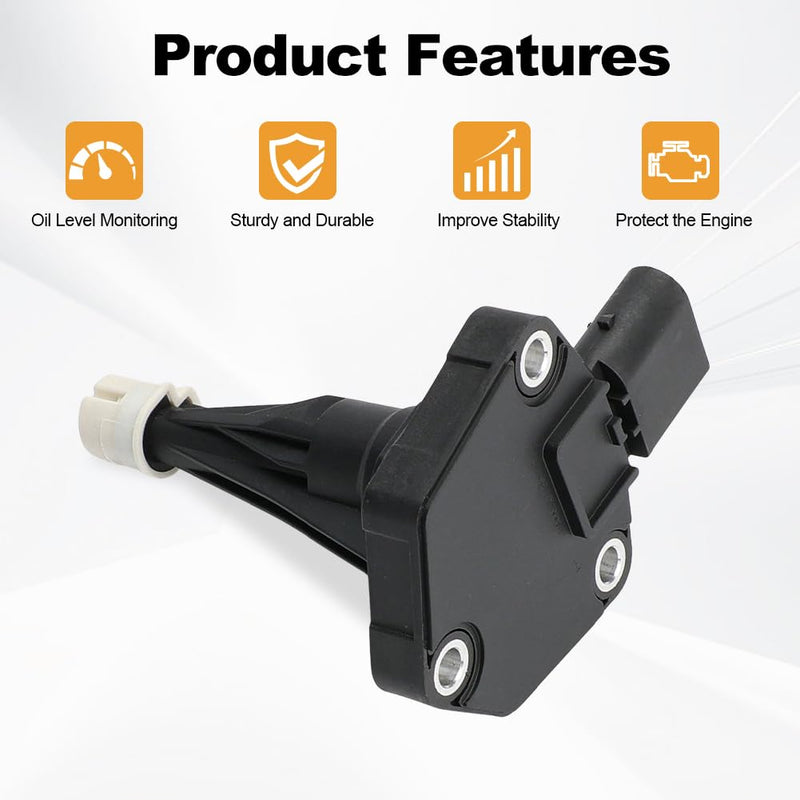 Engine Oil Level Sensor Compatible with 228i F22 F45 F46 320i 328i GT xDrive 335i 428i xDrive Gran Coupe 528i ActiveHybrid 3 X3 X4 X5 Replacement for 12617638341 12617598860 FLS324 12617636294