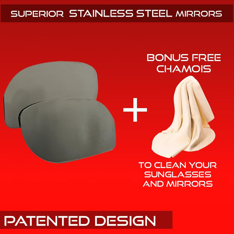 Blind Spot Mirror Fits All Car Side Mirrors - Patented Stainless Steel Mirrors with Bigger Viewing Image - Less Fogging - Less Sun Reflection by Utopicar Car Accessories