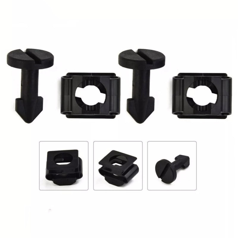 2 Set for Honda Engine Appearance Cover Mounting Stud, Plastic Engine Cover Stud And Stay Grommet Kit 91501-SS8-A01 91601-SS8-A01 91501SS8A01 91601SS8A01 2 Set