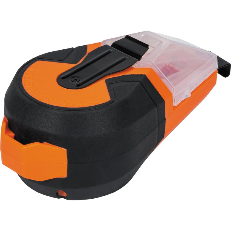 Klein Tools CHLK50B Chalk Line, 50-Foot Auto Retractable Reel with High Visibility Blue Chalk, Mess-Free Storage and Easy Tension Control Blue Auto Retracting