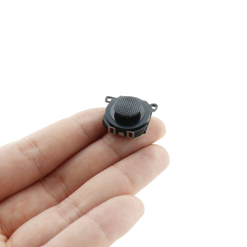 WELWIK 2PCS ABS Plastic 3D Button Analog Joystick with Cover Compatible with PSP 1000 1001 Consoles