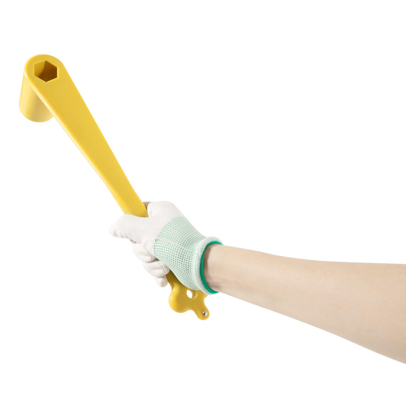 Marine 1-1/16" Propeller Wrench & Prop Stop Block Kit for All Outboard & Stern Drive (Mercury/Mercruiser/Yamaha) High-Visibility Yellow Corrosion-Resistant Outboard Prop Removal & Installation Kit 1-1/16" with Prop Stop
