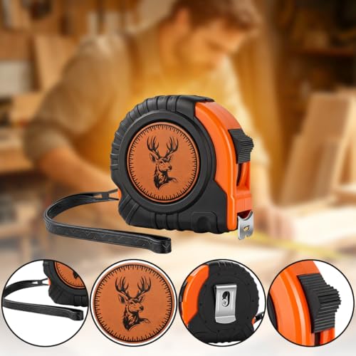 Deer Antler Tape Measure 16ft, Heavy Duty Retractable Measuring Tape